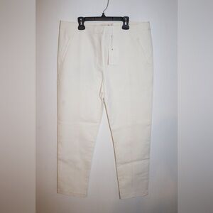 Tory Burch | Cream Straight Leg Dress Pants Size 12